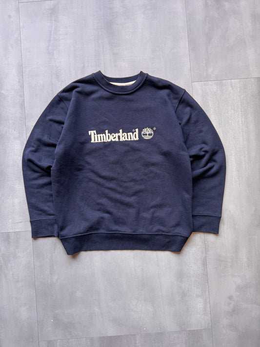 VINTAGE TIMBERLAND NAVY SWEATER - SMALL