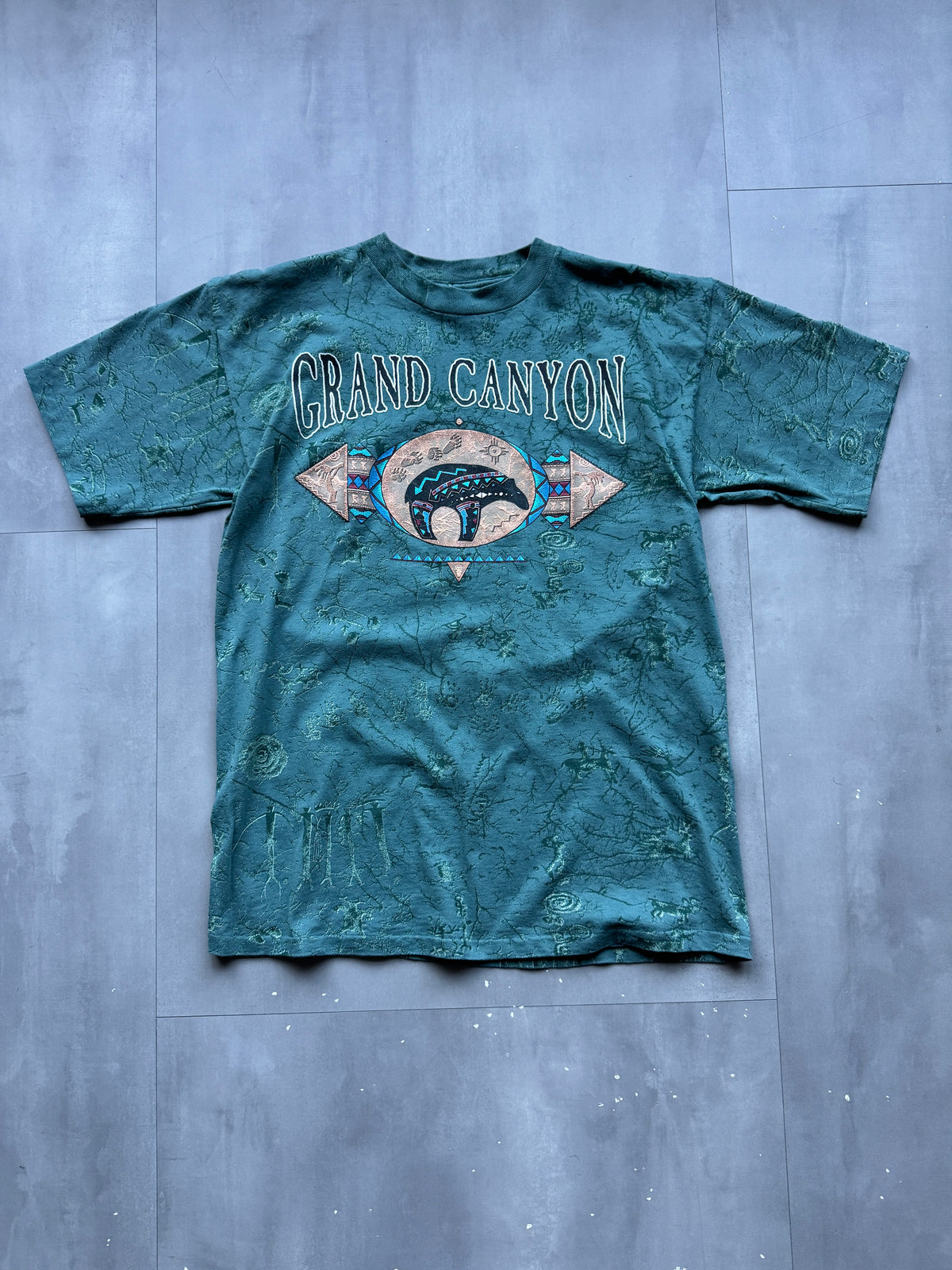 VINTAGE GRAND CANYON GREEN T-SHIRT - XL