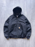 VINTAGE CARHARTT BLACK ACTIVE JACKET - M