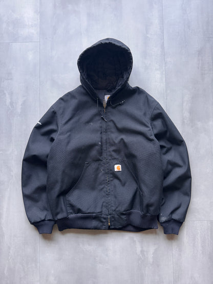 VINTAGE CARHARTT BLACK ACTIVE JACKET - M