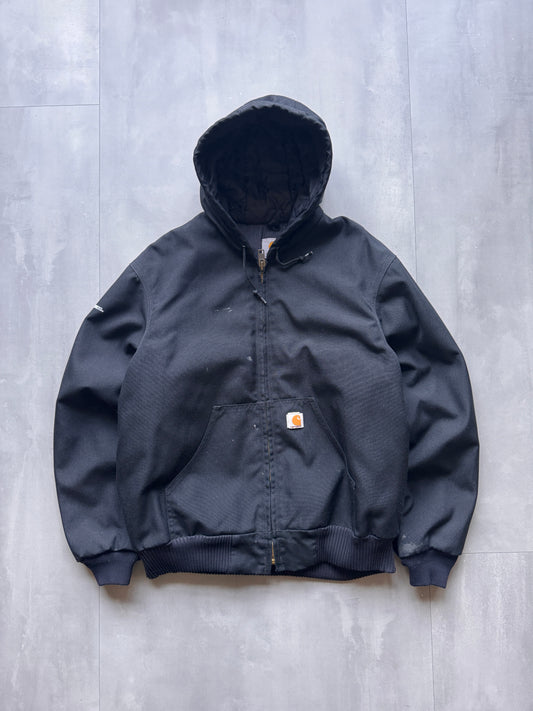 VINTAGE CARHARTT BLACK ACTIVE JACKET - M