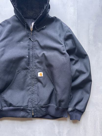 VINTAGE CARHARTT BLACK ACTIVE JACKET - M
