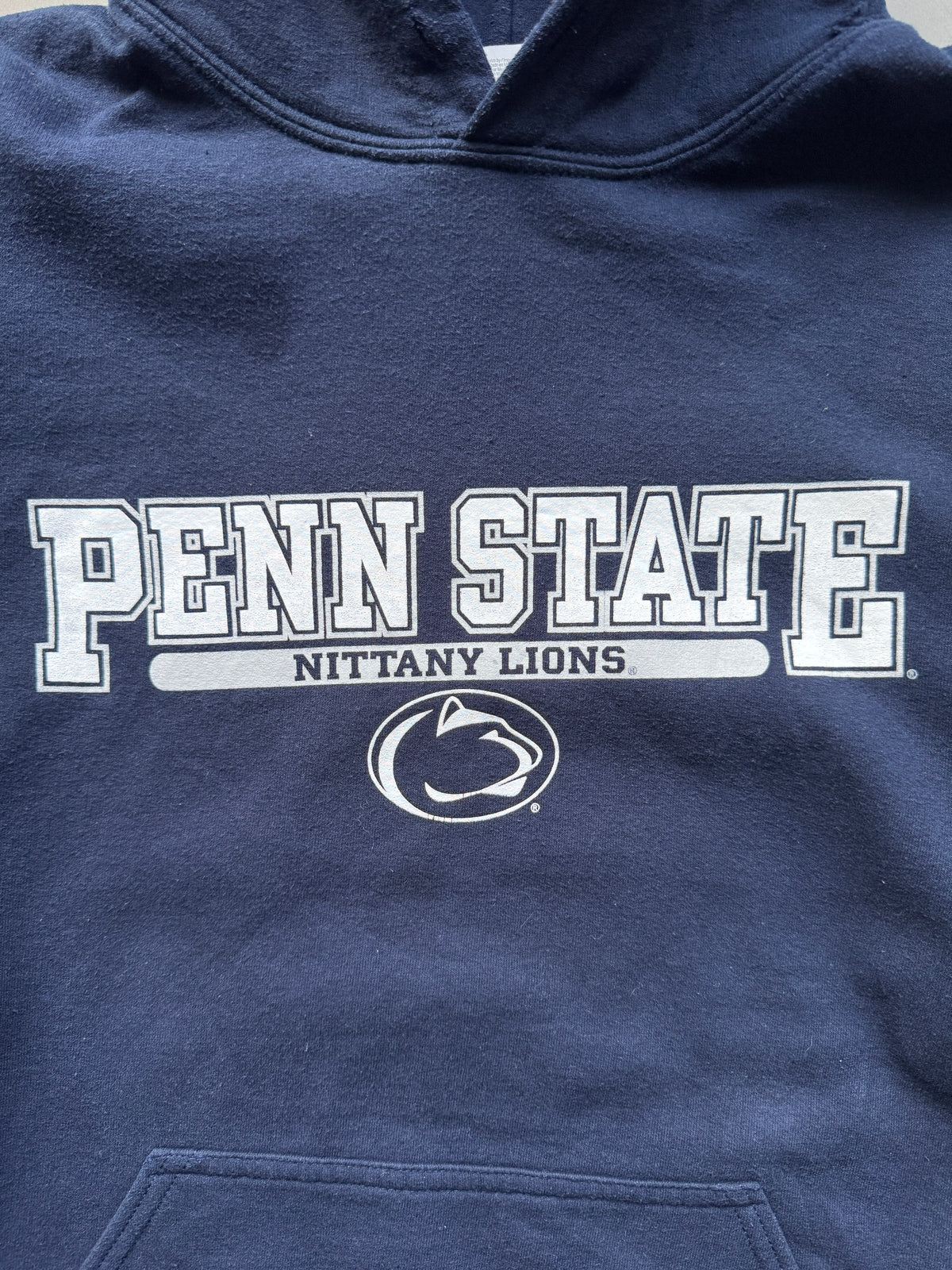 VINTAGE PENN STATE HOODIE NAVY - M