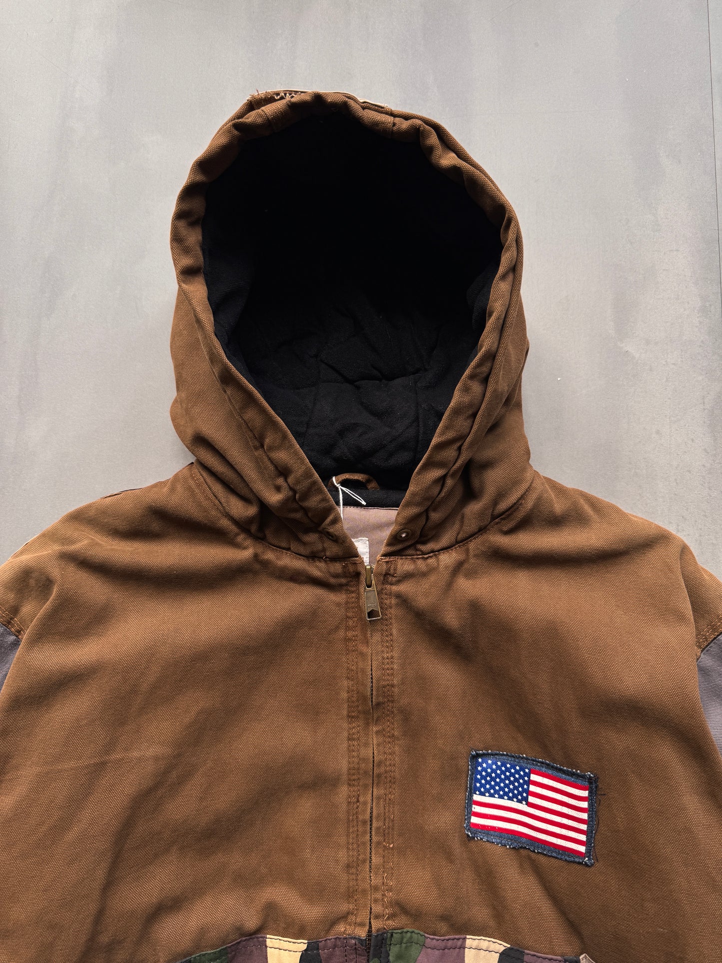 CARHARTT REWORKED MILITARY ACTIVE JACKET - L