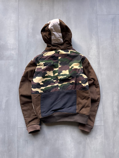 VINTAGE CARHARTT REWORKED CAMO PATTERN ACTIVE JACKET - XS