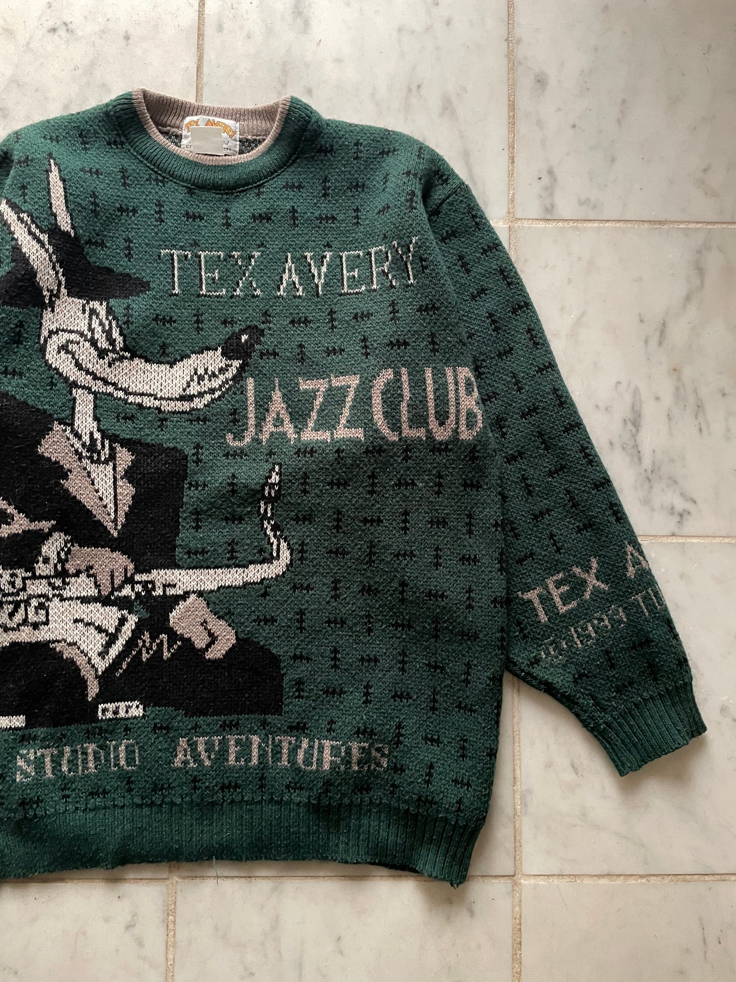 TEX AVERY JAZZ CLUB KNIT JUMPER - LARGE