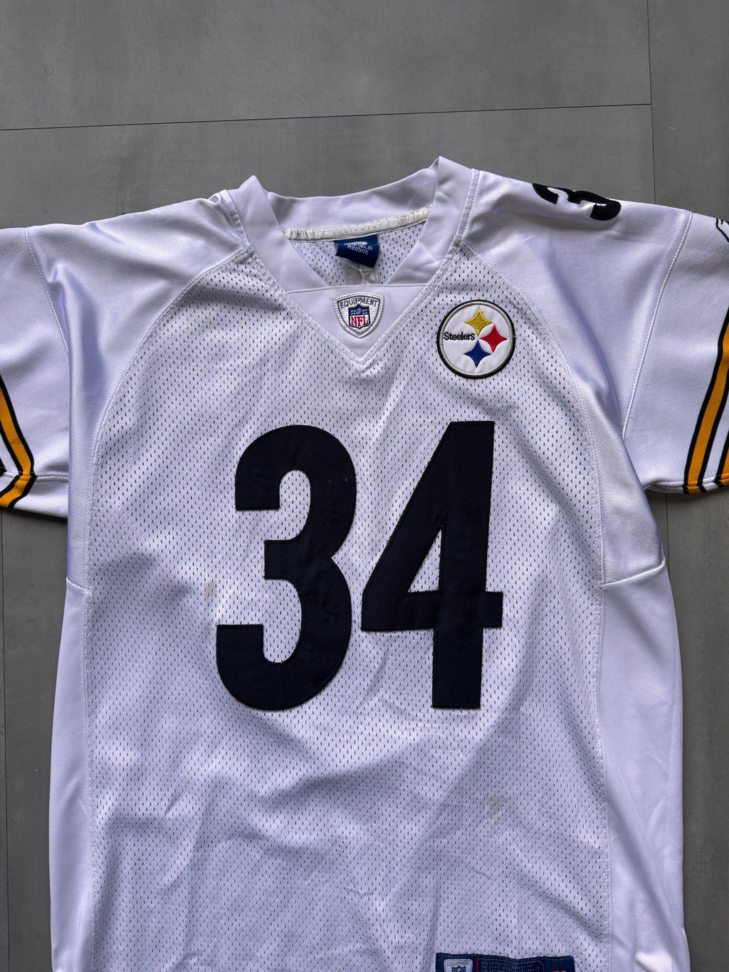 VINTAGE REEBOK NFL PITTSBURGH STEELERS JERSEY - L