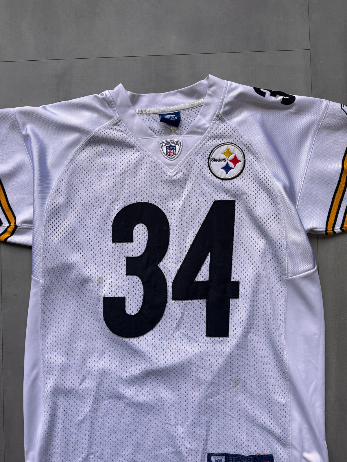 VINTAGE REEBOK NFL PITTSBURGH STEELERS JERSEY - L