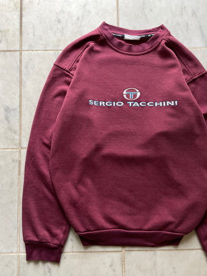 SERGIO TACCHINI BURGUNDY SWEATER - MEDIUM