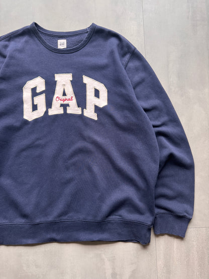 VINTAGE GAP NAVY LONGSLEEVE - L