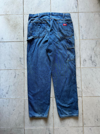 DICKIES DENIM WORK JEANS - 38x34