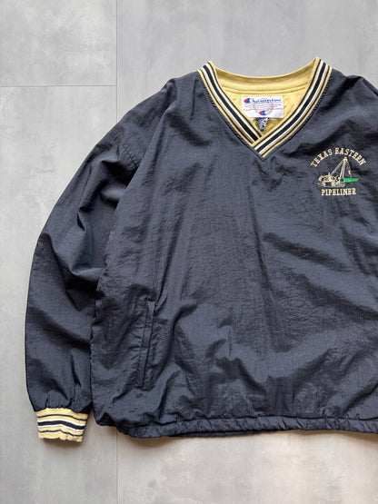 VINTAGE CHAMPION BLACK WINDBREAKER - XXL