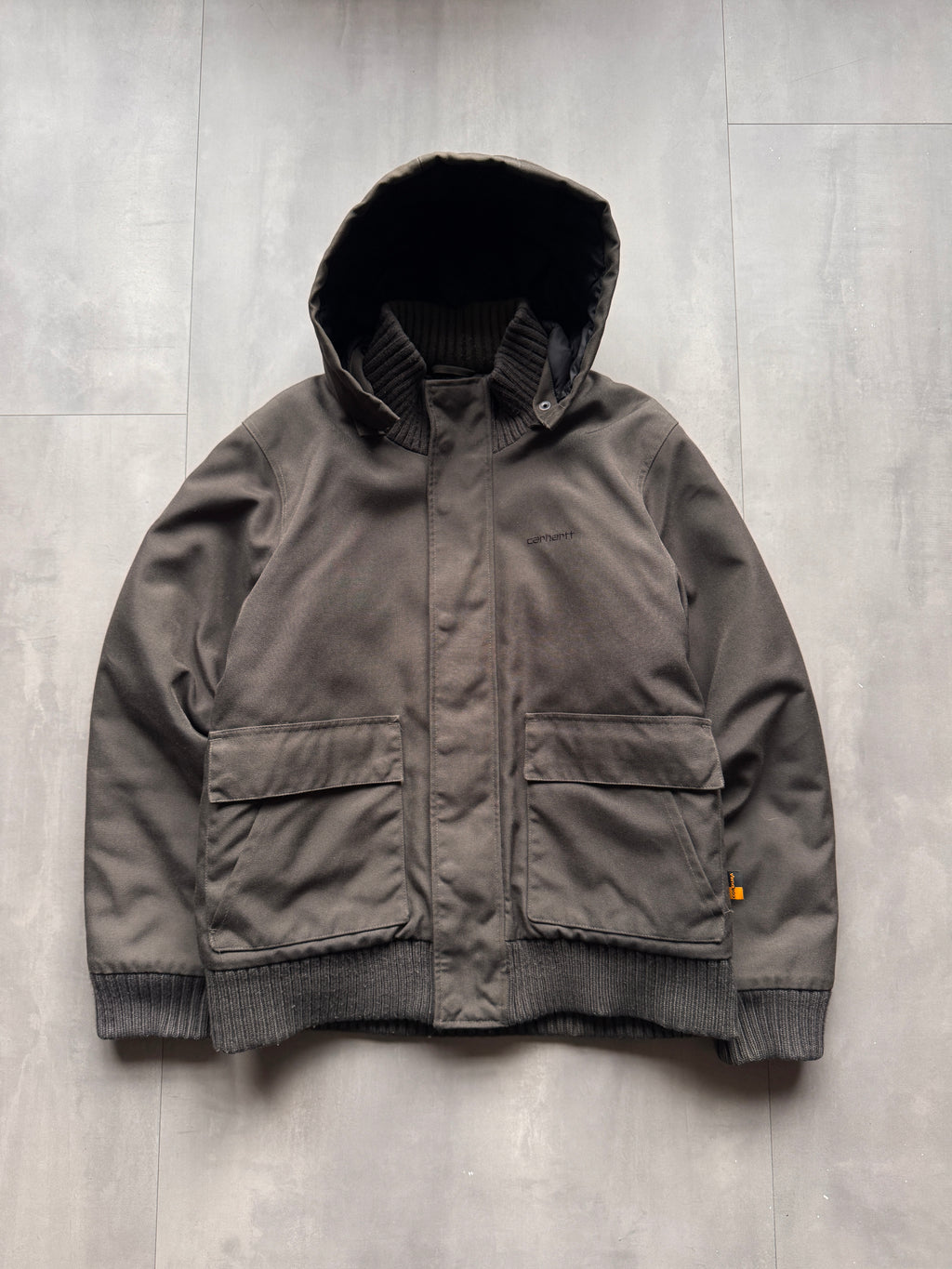 VINTAGE CARHARTT GREY/GREEN JACKET - M