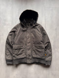 VINTAGE CARHARTT GREY/GREEN JACKET - M