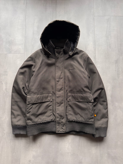 VINTAGE CARHARTT GREY/GREEN JACKET - M