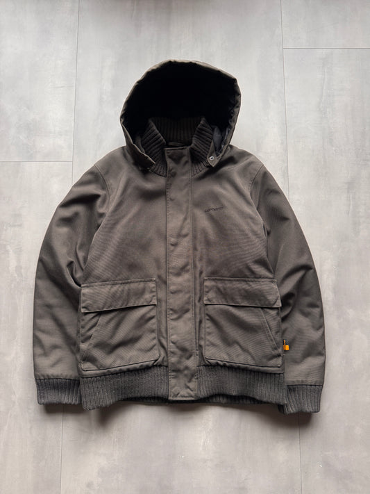 VINTAGE CARHARTT GREY/GREEN JACKET - M