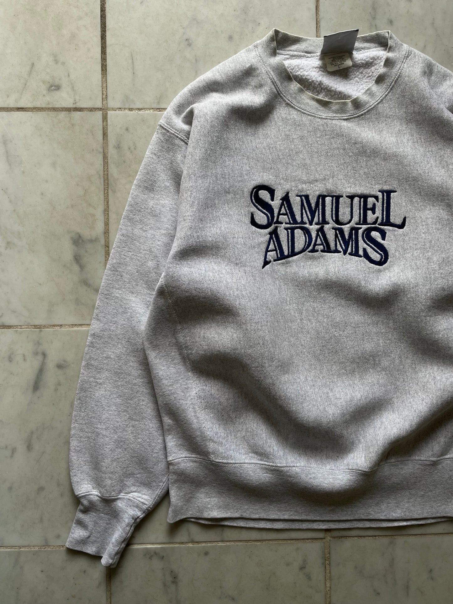 LEE SAMUEL ADAMS GREY SWEATER - MEDIUM/LARGE