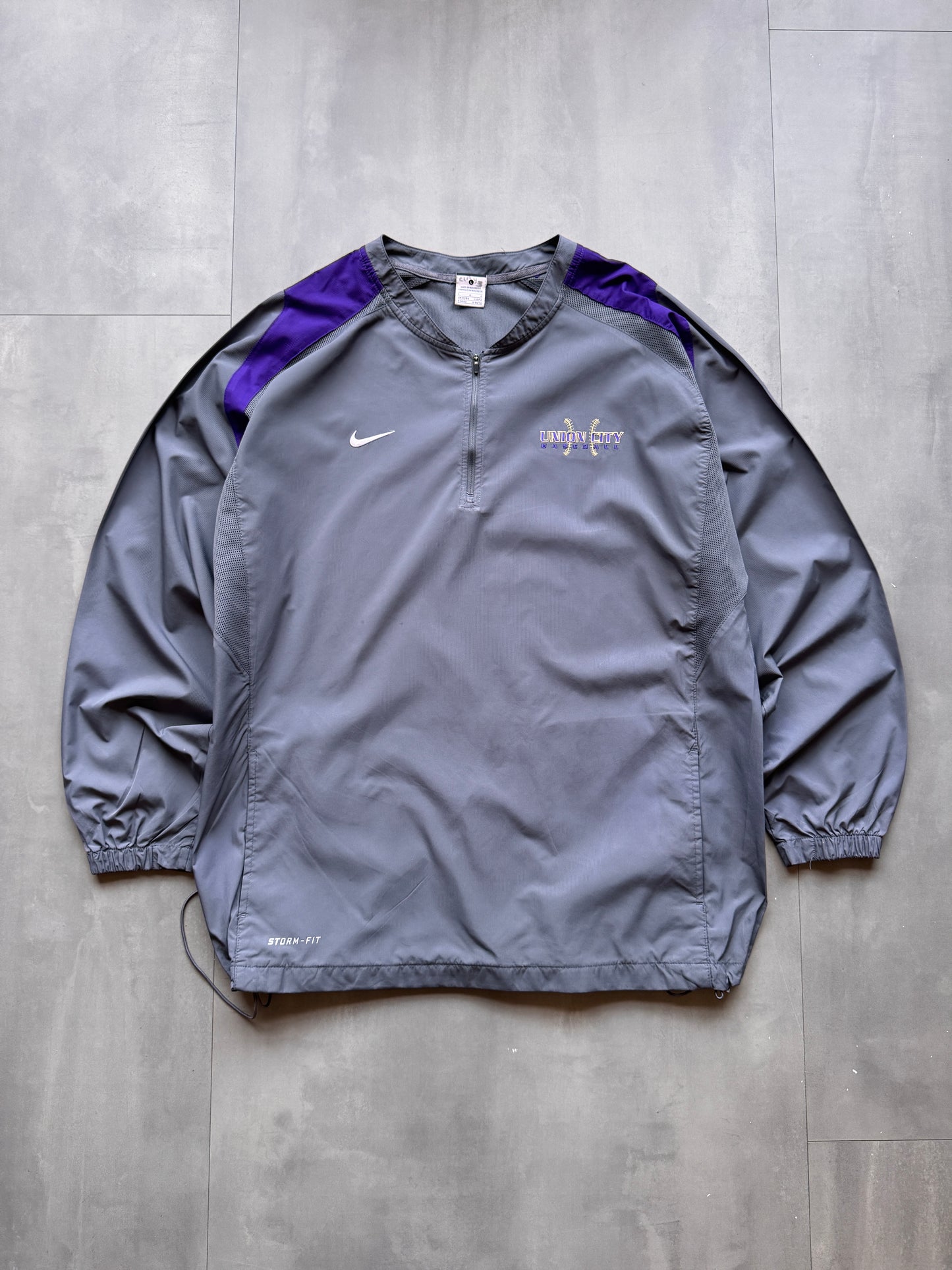 VINTAGE NIKE UNION CITY BASEBALL WINDBREAKER - L