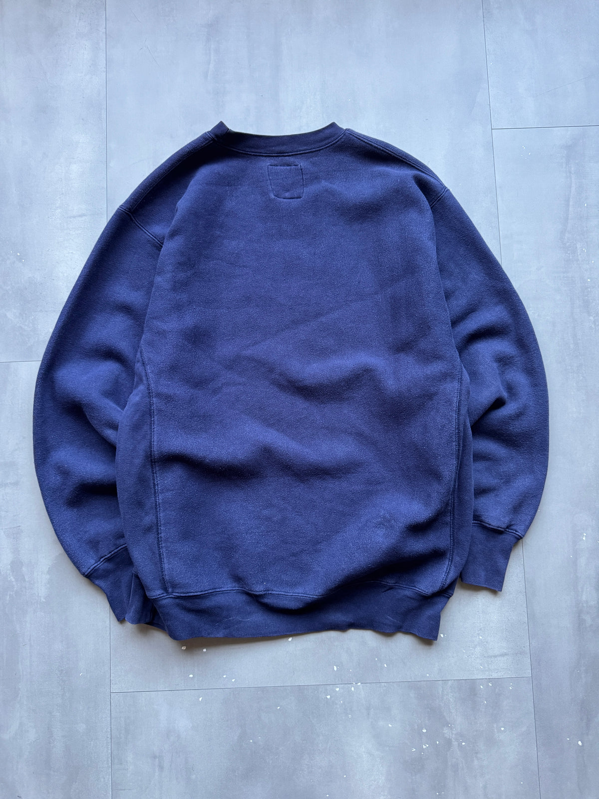VINTAGE STEVE & BARRY'S MICHIGAN NAVY SWEATER - L