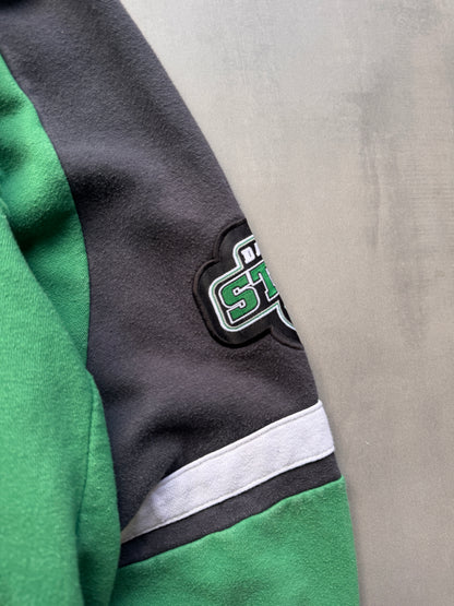 VINTAGE NHL DALLAS STARS GREEN HOODIE - L
