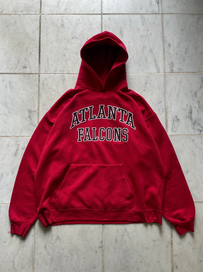 NFL ATLANTA FALCONS RED HOODIE - LARGE