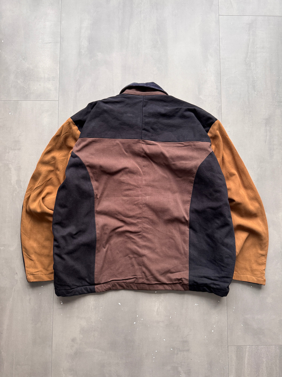 VINTAGE REWORKED CARHARTT MULTICOLOR DETROIT JACKET - XL