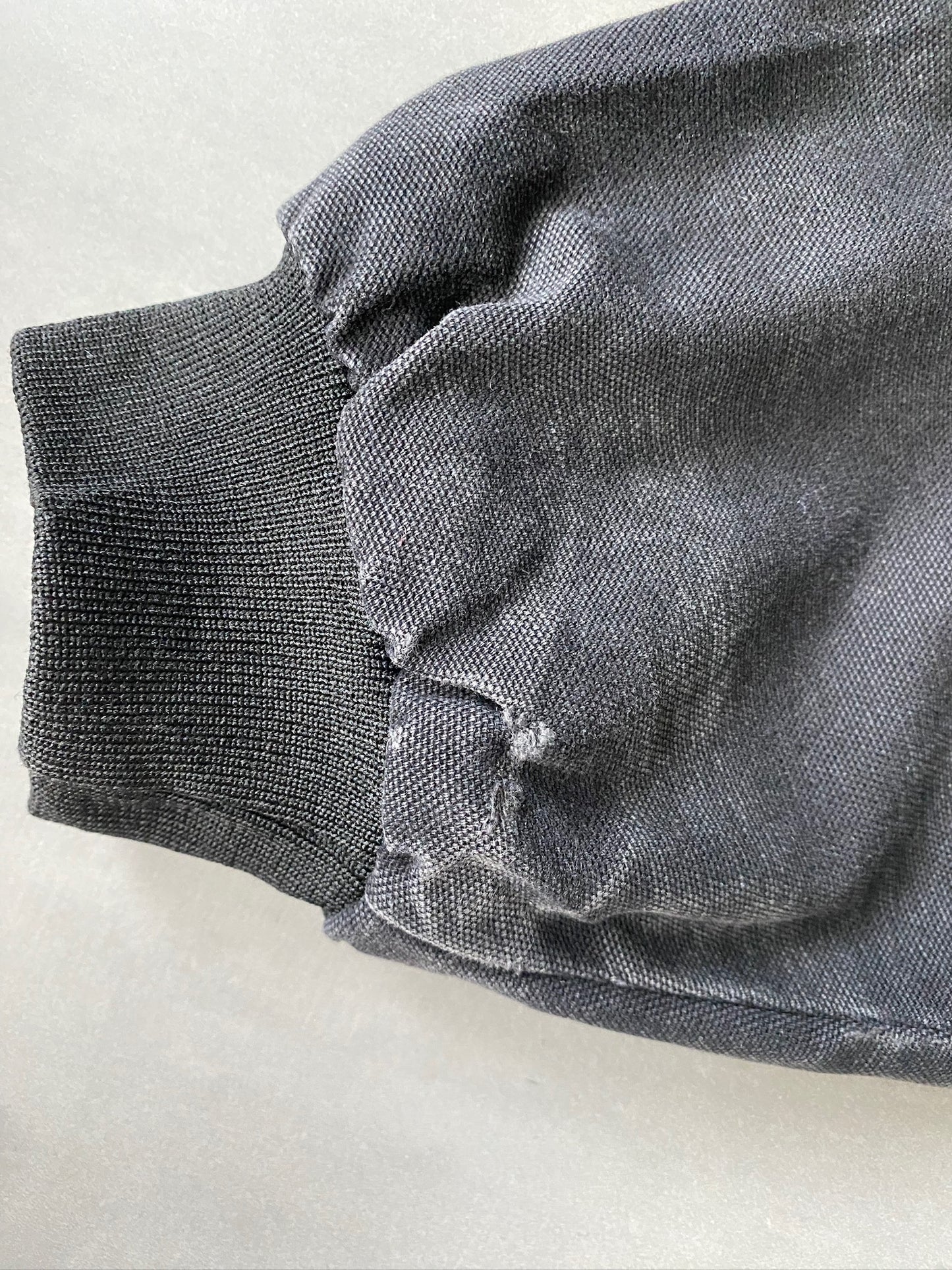 VINTAGE DUNBROOKE FADED BLACK SANTA FE JACKET - XL