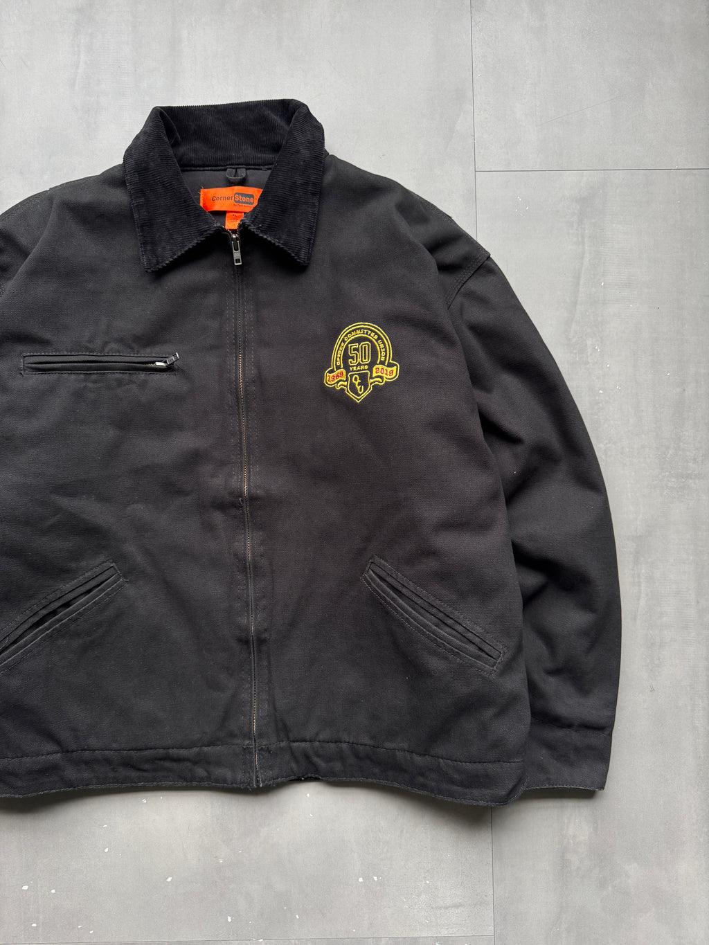 CORNERSTONE BLACK DETROIT JACKET - XL