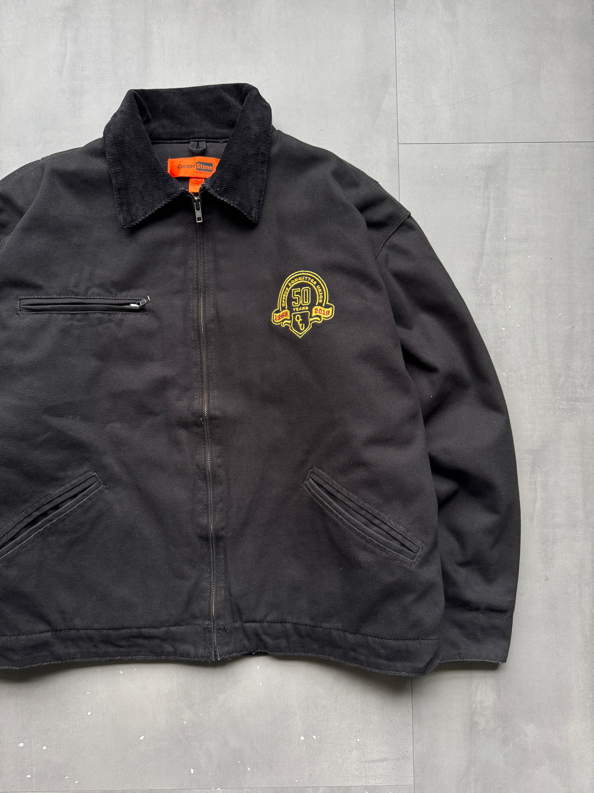CORNERSTONE BLACK DETROIT JACKET - XL