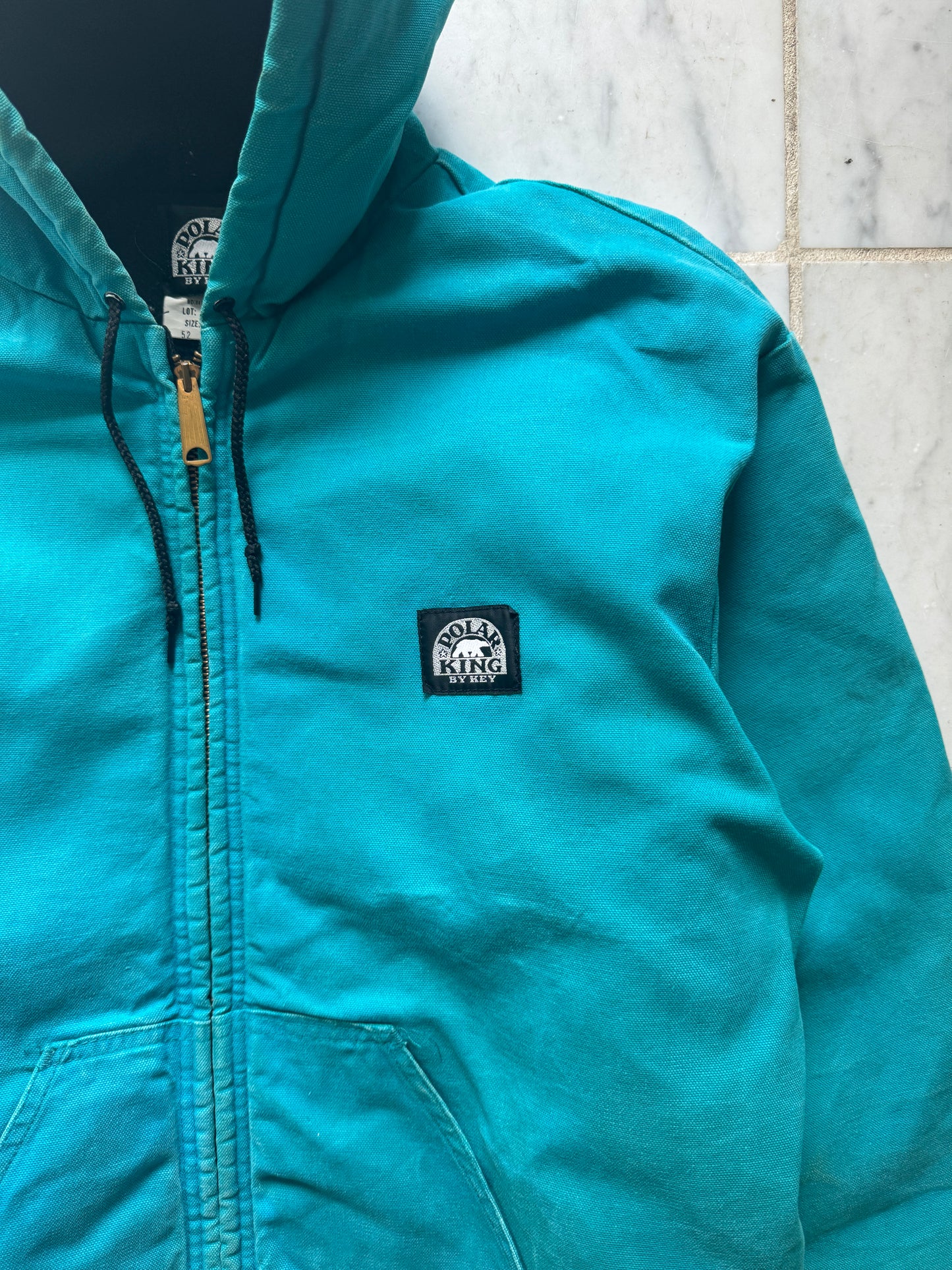 POLAR KING BY KEYS TURQUOISE ACTIVE JACKET - LARGE