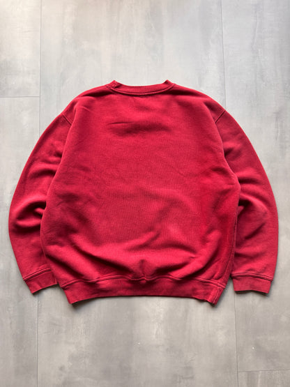 VINTAGE TIMBERLAND RED SWEATER - XL