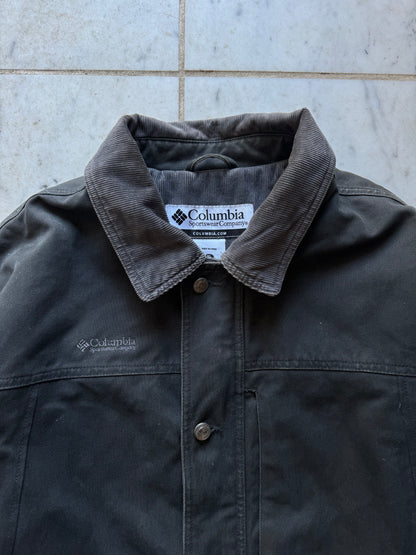 COLUMBIA SPORTSWEAR DARK GREY LINED WORKWEAR JACKET - XLARGE