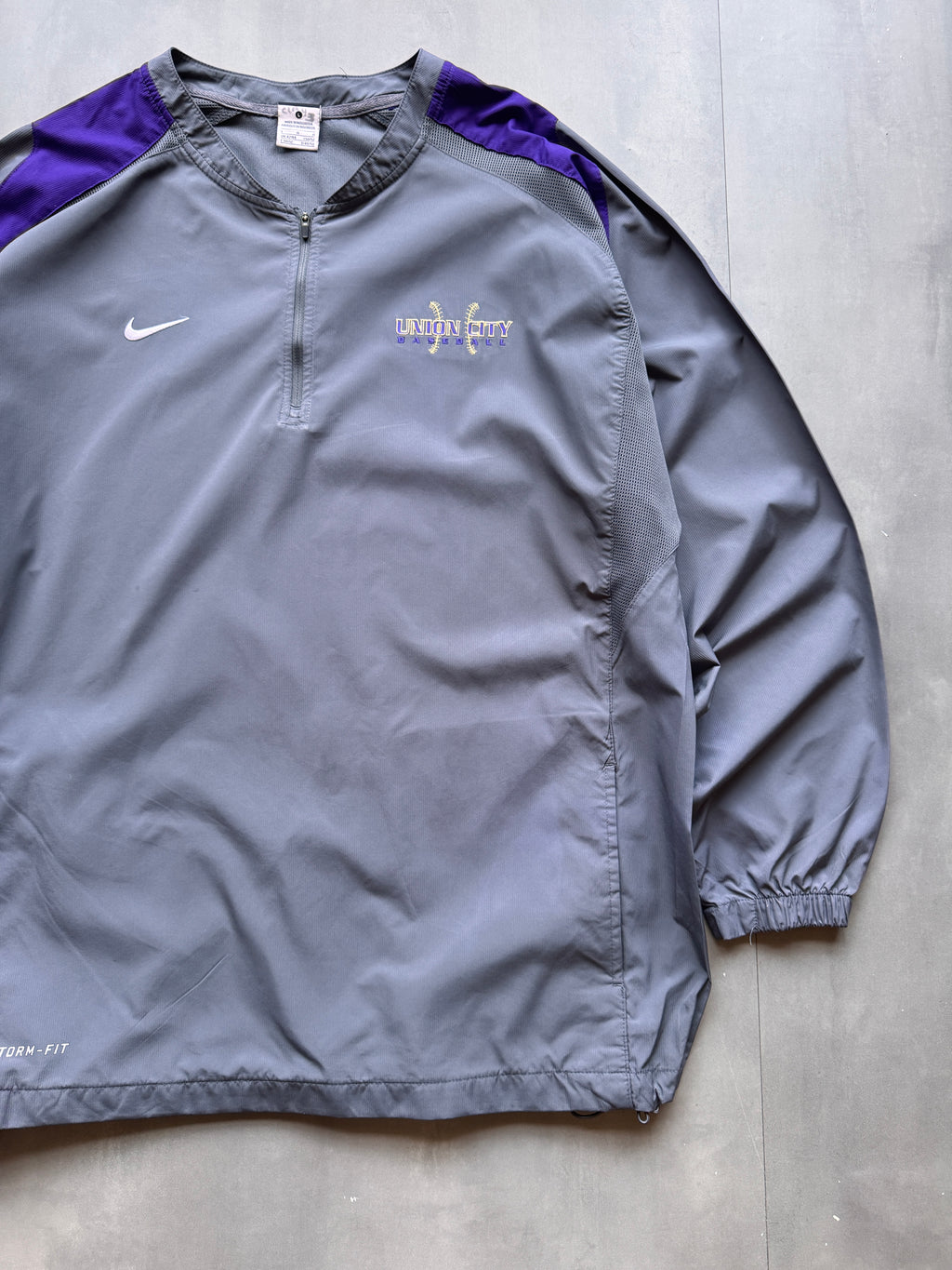 VINTAGE NIKE UNION CITY BASEBALL WINDBREAKER - L