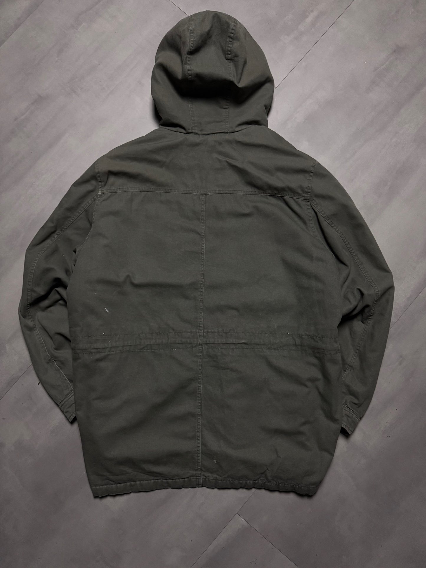 NORTHWESTERN GREY/GREEN PARKA JACKET - XLARGE/XXLARGE