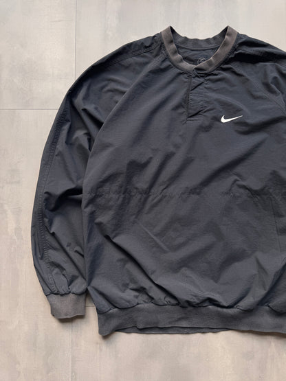 VINTAGE NIKE GOLF BLACK WINDBREAKER - L