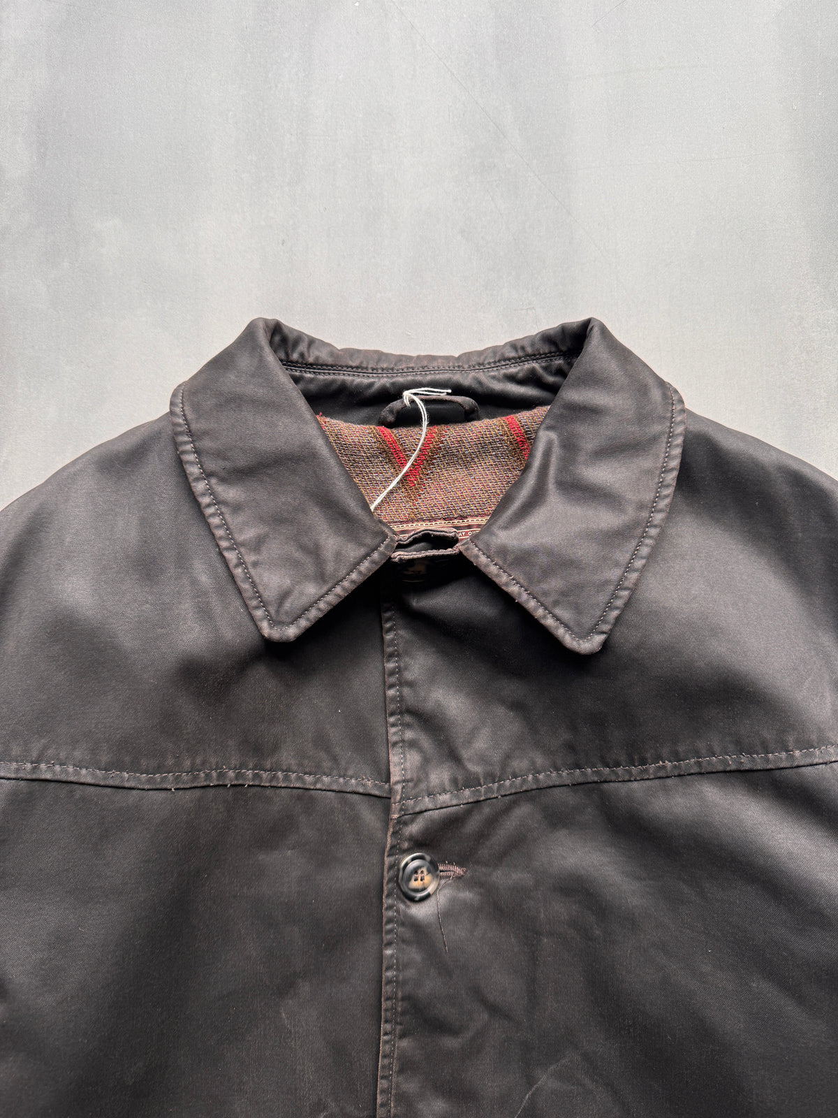 VINTAGE MARLBORO CLASSICS DARK BROWN/BLACK LEATHER JACKET - XL