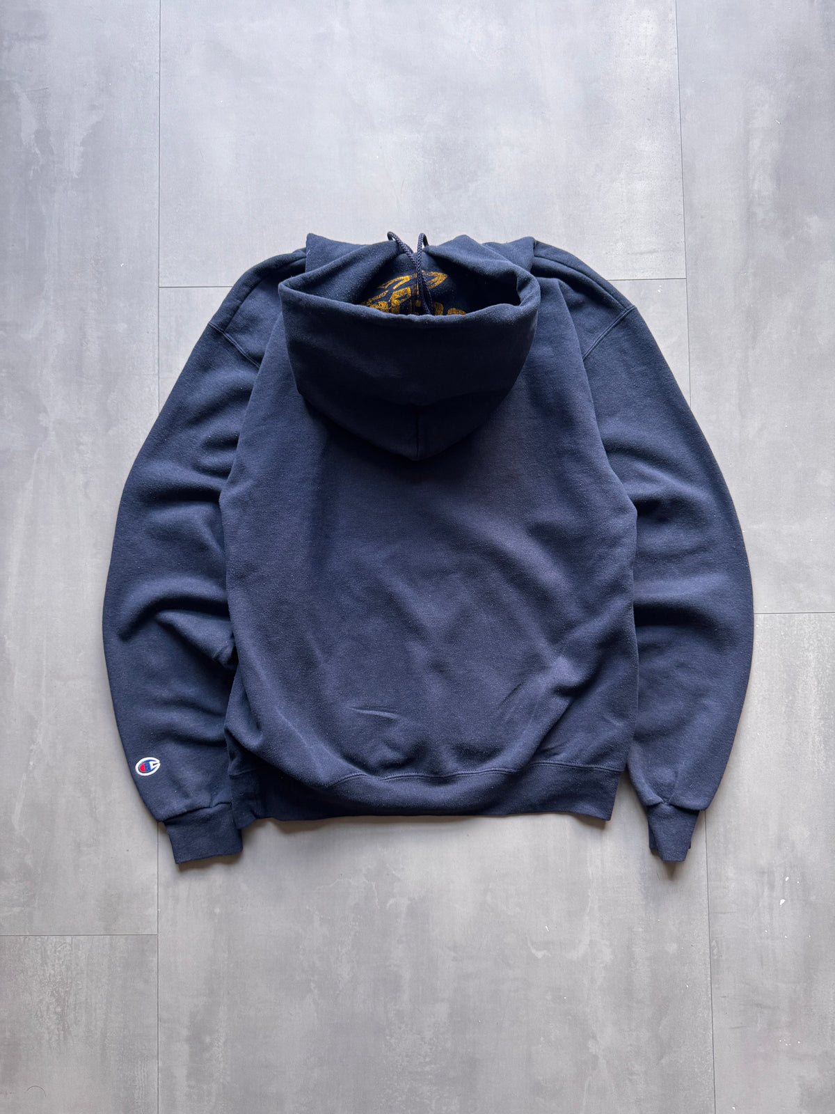 VINTAGE CHAMPION UNIVERSITY OF TOLEDO NAVY HOODIE - M