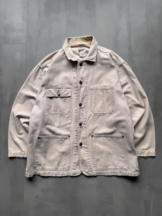 VINTAGE BEIGE WORKWEAR SHIRT - L