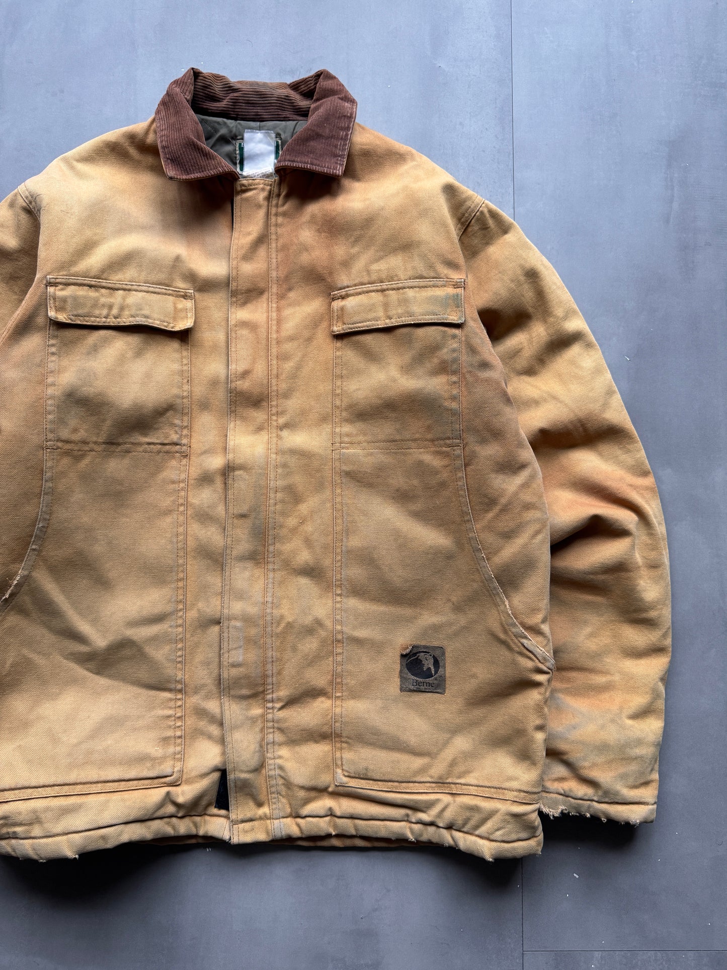 VINTAGE BERNE TAN ARCTIC JACKET - L
