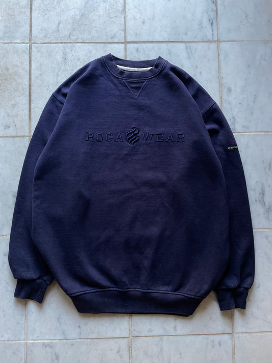 ROCAWEAR NAVY SWEATER - XLARGE/XXLARGE