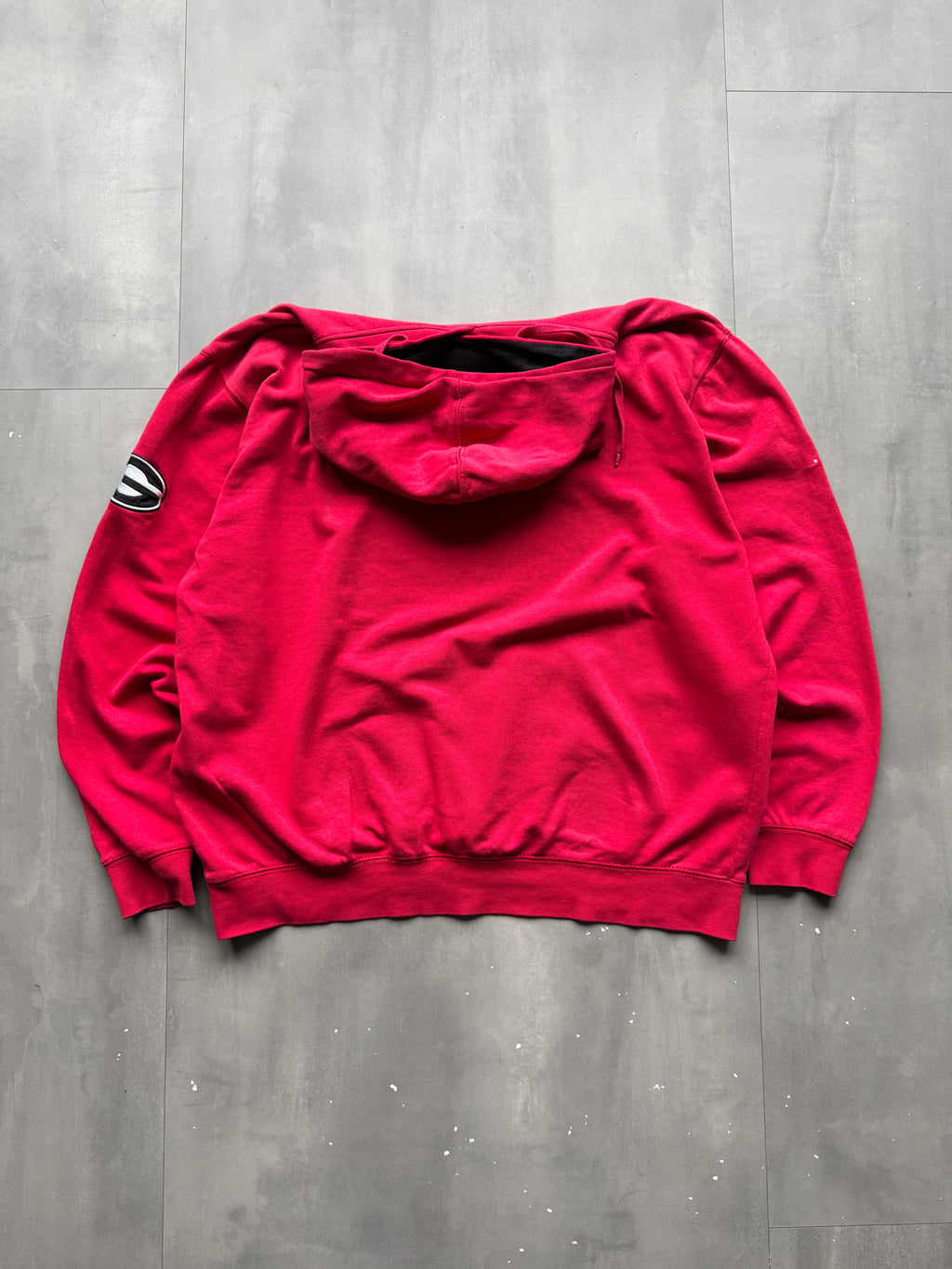 VINTAGE GEORGIA BULLDOGS RED HOODIE - XL
