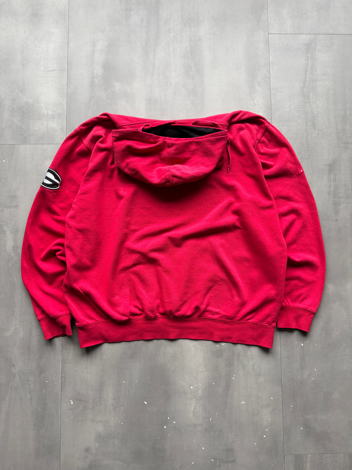 VINTAGE GEORGIA BULLDOGS RED HOODIE - XL