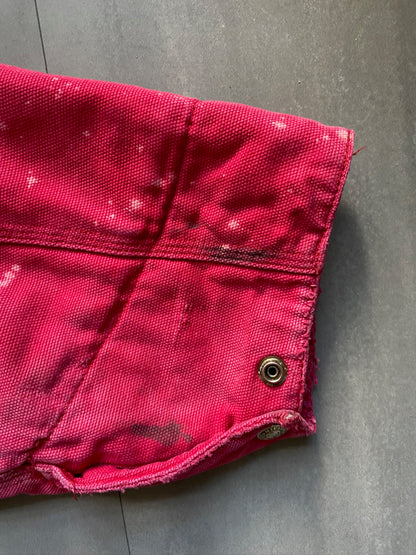 VINTAGE TRI-MOUNTAIN FADED RED DETROIT JACKET - XXXL