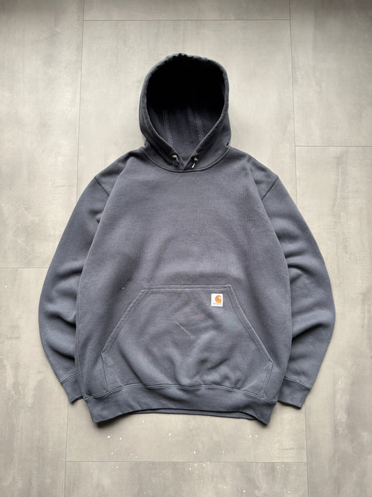VINTAGE CARHARTT GREY HOODIE - L