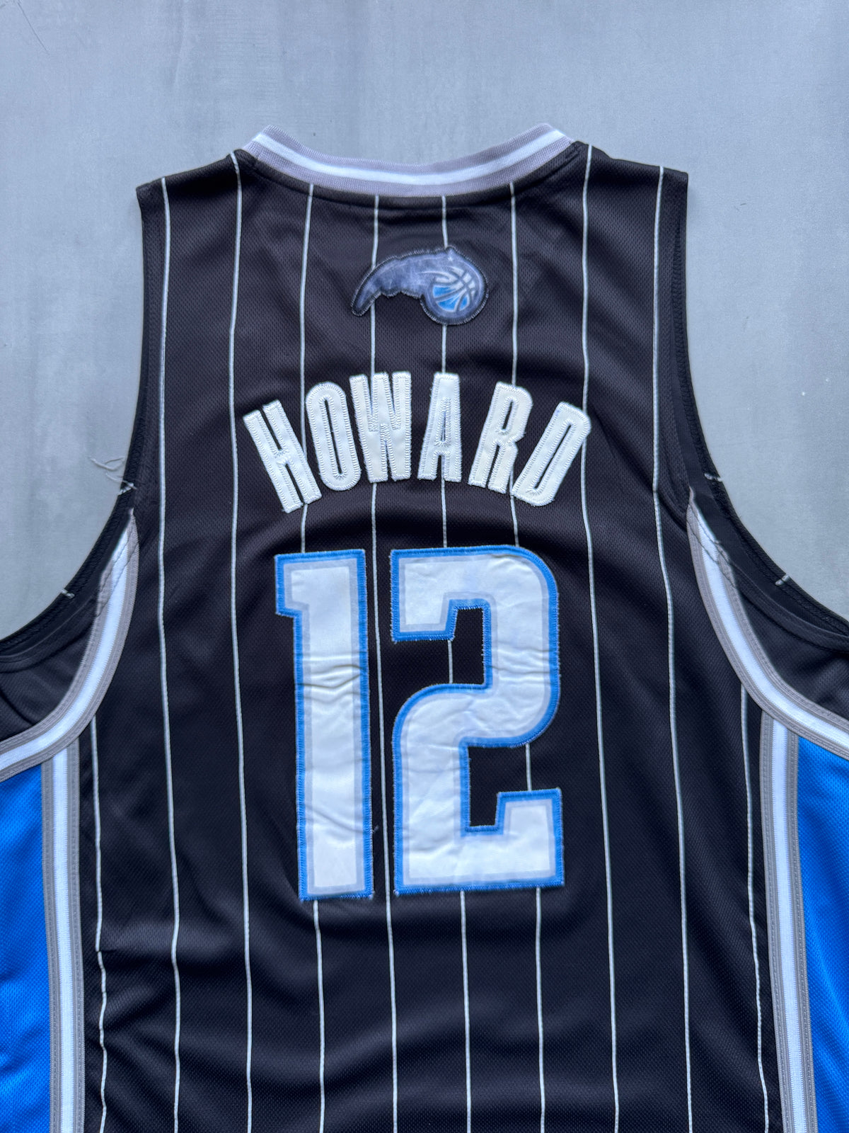 VINTAGE ADIDAS NBA ORLANDO MAGIC BLACK DWIGHT HOWARD JERSEY - S