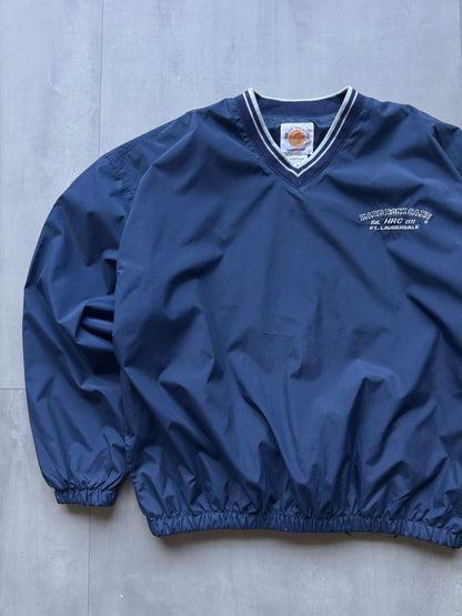 VINTAGE HARD ROCK CAFE FORT LAUDERDALE NAVY WINDBREAKER - XL
