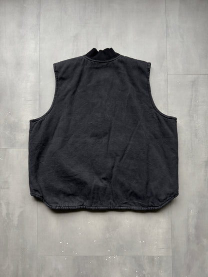 VINTAGE UNION PACIFIC BLACK GILET - XXL