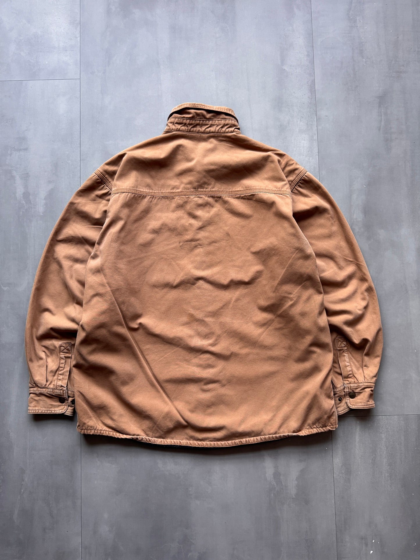 VINTAGE TAN WORKWEAR SHIRT - L