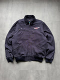 VINTAGE TRI-MOUNTAIN NAVY LINED SANTA FE JACKET- XL