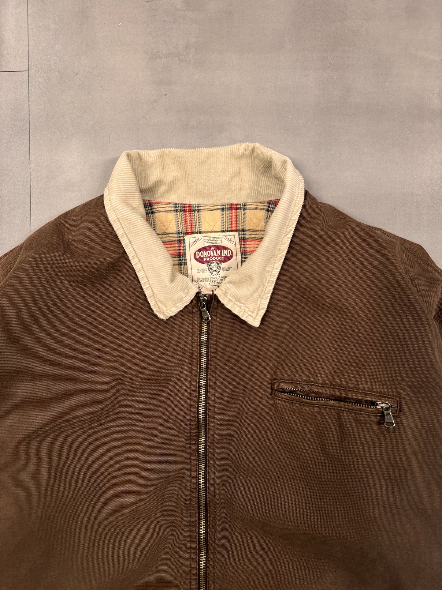 DONOVAN BROWN DETROIT WORK JACKET - XLARGE